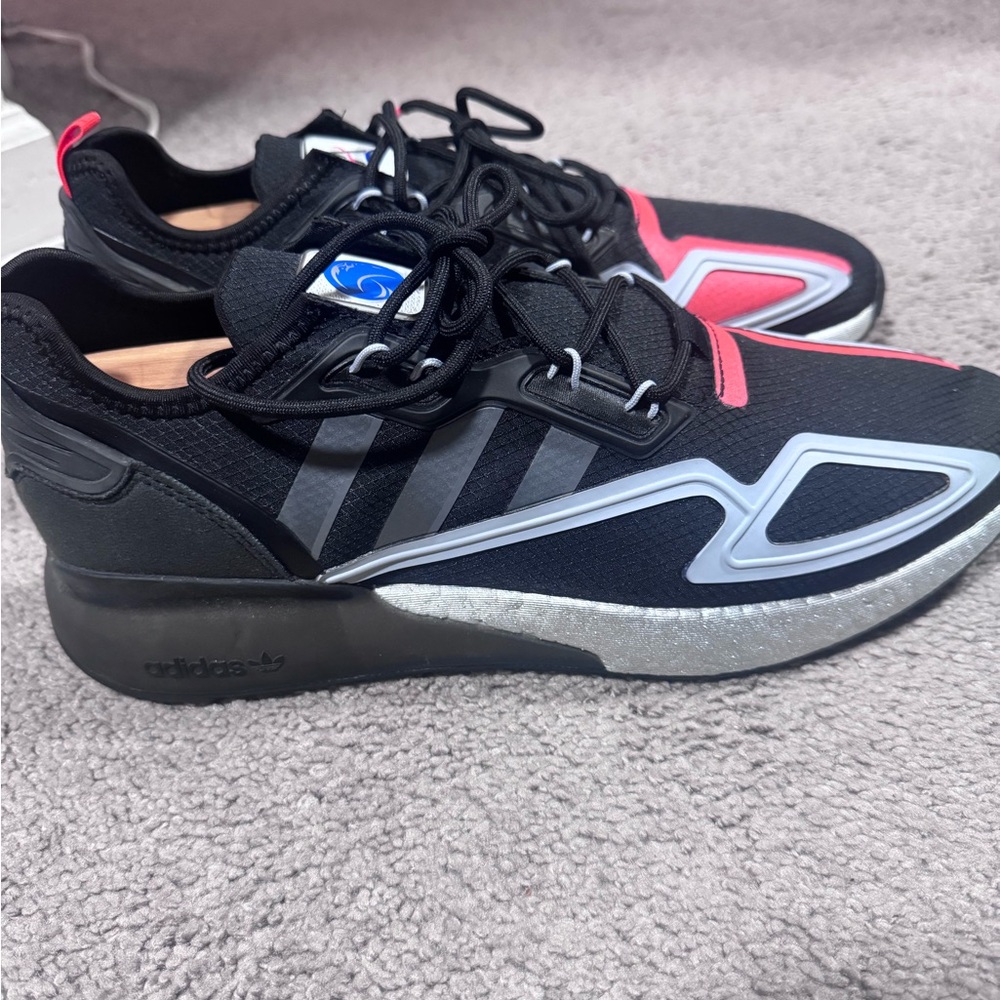 Adidas Black and Red Sneakers - Picture 6 of 6